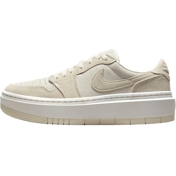 Jordan Air elevate platform Women's Sneakers - Cream size 8 - Picture 1 of 9